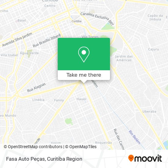 Fasa Auto Peças map