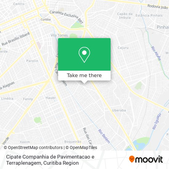 Cipate Companhia de Pavimentacao e Terraplenagem map