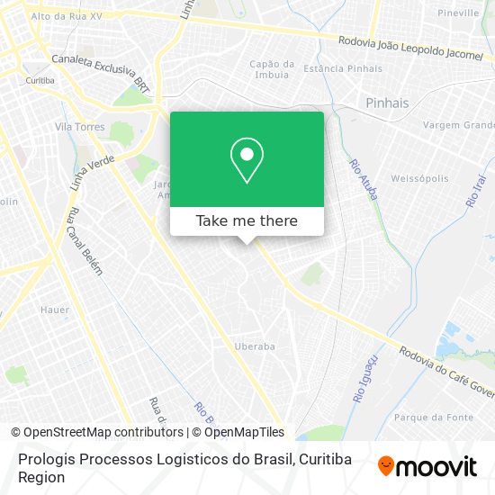 Mapa Prologis Processos Logisticos do Brasil