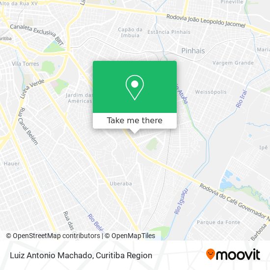 Luiz Antonio Machado map