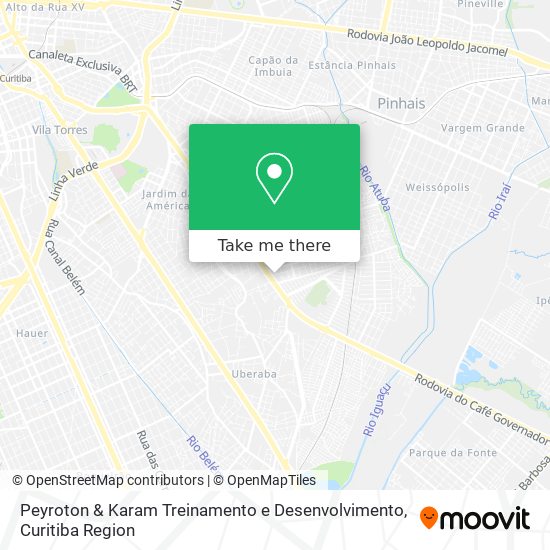 Mapa Peyroton & Karam Treinamento e Desenvolvimento