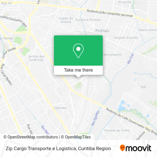 Zip Cargo Transporte e Logistica map
