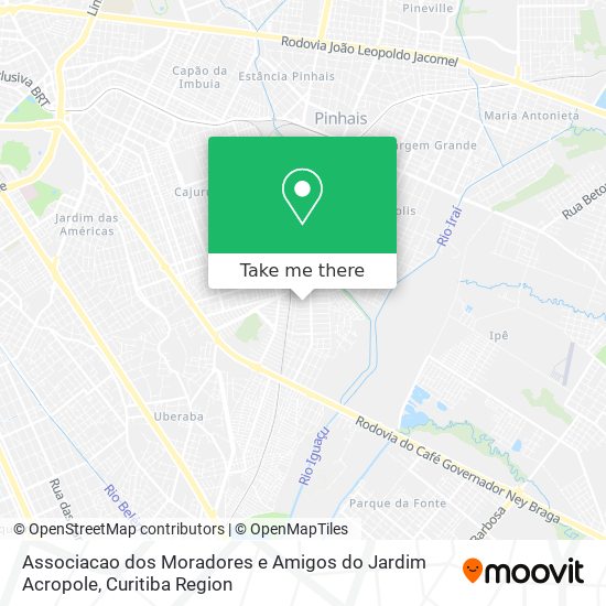 Associacao dos Moradores e Amigos do Jardim Acropole map