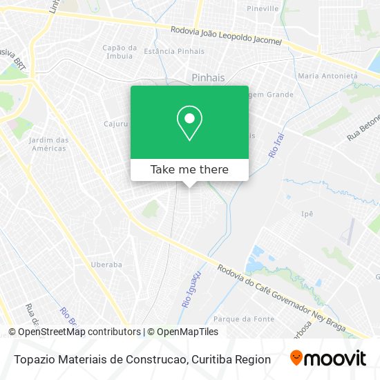 Topazio Materiais de Construcao map