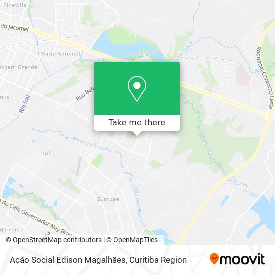 Ação Social Edison Magalhães map