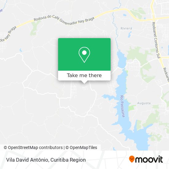 Vila David Antônio map