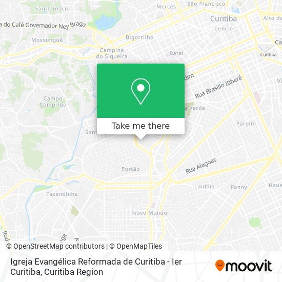 Igreja Evangélica Reformada de Curitiba - Ier Curitiba map