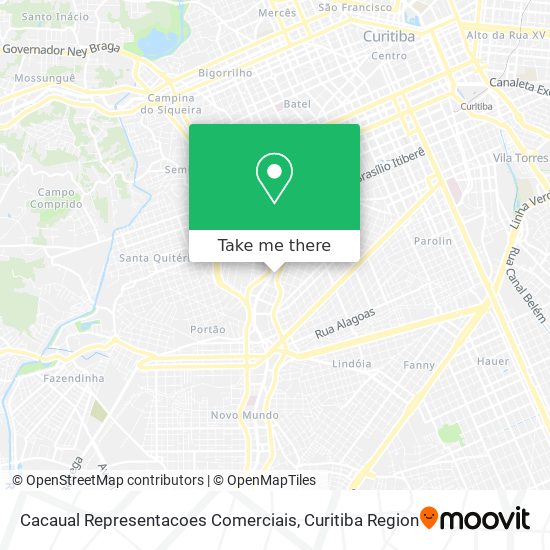 Mapa Cacaual Representacoes Comerciais