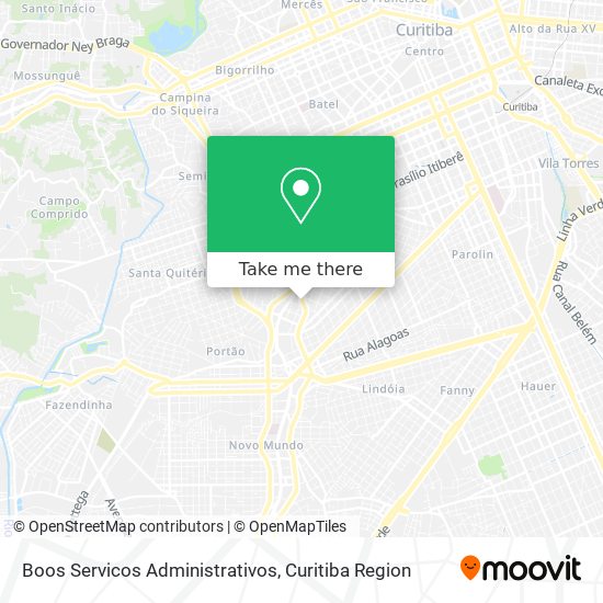 Boos Servicos Administrativos map