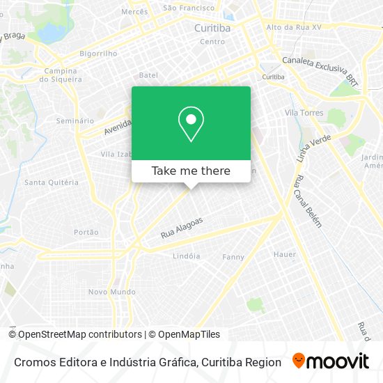 Cromos Editora e Indústria Gráfica map