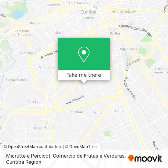 Micrutte e Percicoti Comercio de Frutas e Verduras map