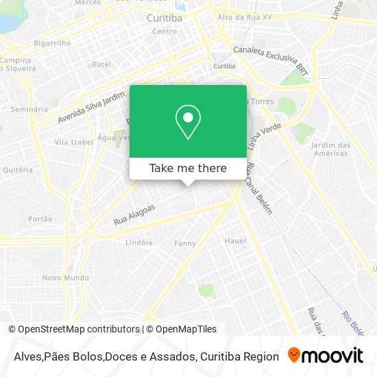 Alves,Pães Bolos,Doces e Assados map