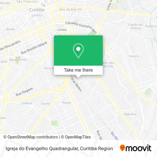 Igreja do Evangelho Quadrangular map