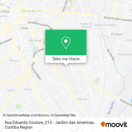 Rua Eduardo Couture, 213 - Jardim das Américas map