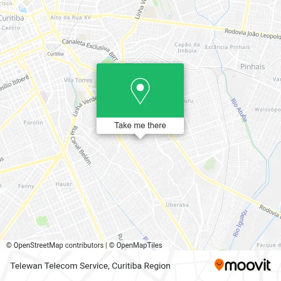 Telewan Telecom Service map