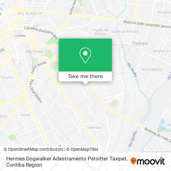 Hermes Dogwalker Adestramento Petsitter Táxipet map