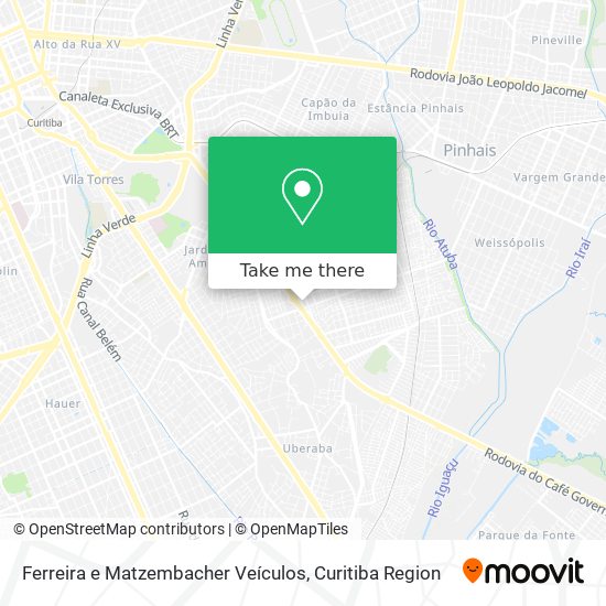 Ferreira e Matzembacher Veículos map