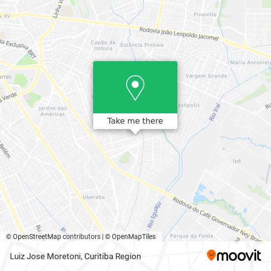 Luiz Jose Moretoni map