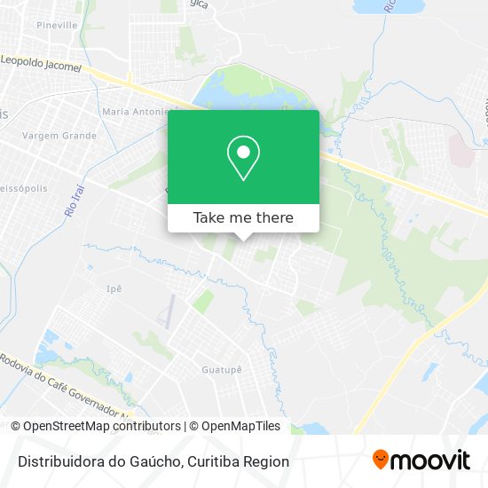 Distribuidora do Gaúcho map