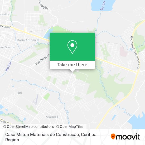 Casa Milton Materiais de Construção map