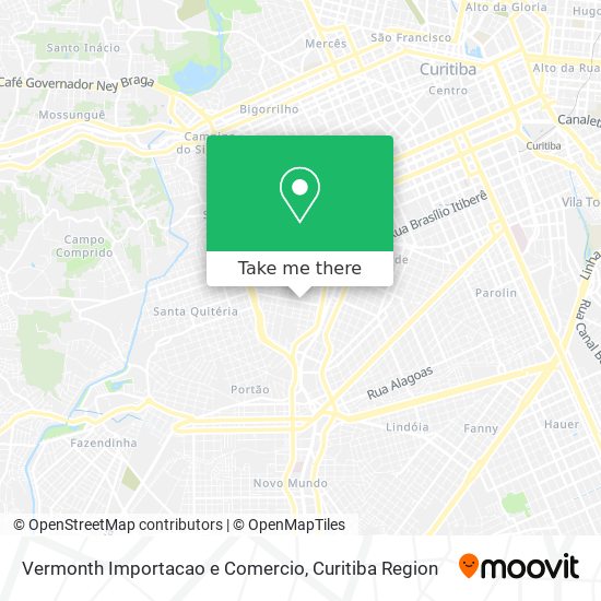 Vermonth Importacao e Comercio map