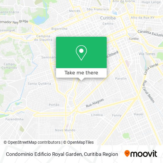 Condominio Edificio Royal Garden map
