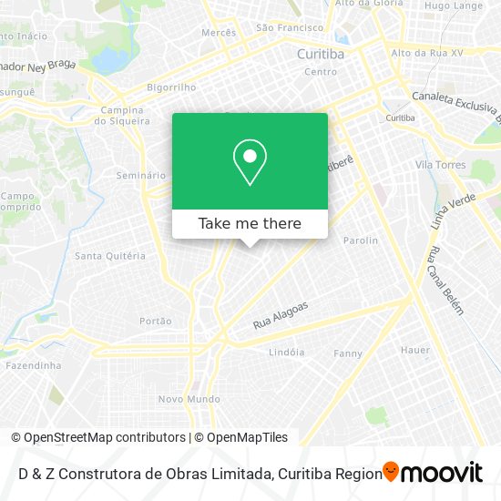 D & Z Construtora de Obras Limitada map
