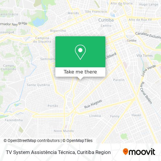 TV System Assistência Técnica map
