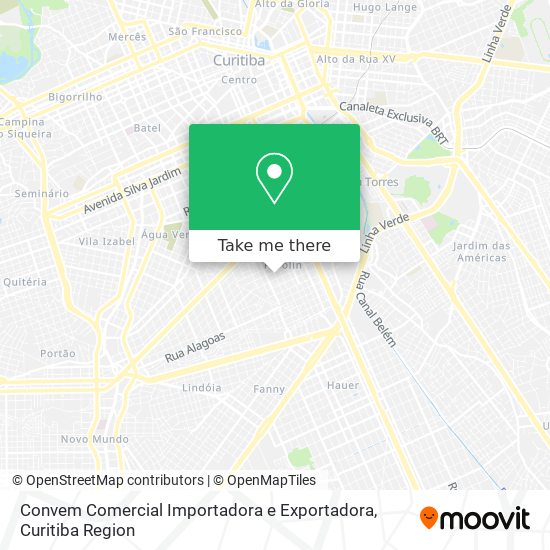 Convem Comercial Importadora e Exportadora map