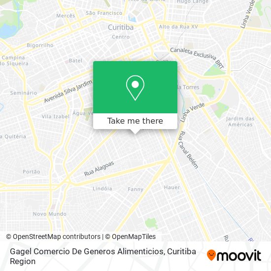 Gagel Comercio De Generos Alimenticios map