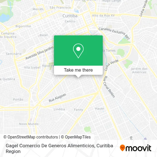 Gagel Comercio De Generos Alimenticios map