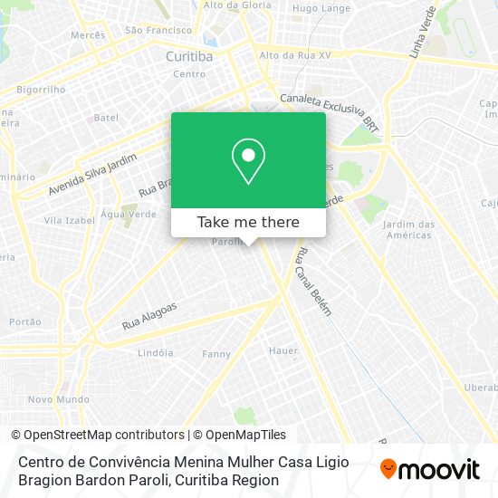 Centro de Convivência Menina Mulher Casa Ligio Bragion Bardon Paroli map