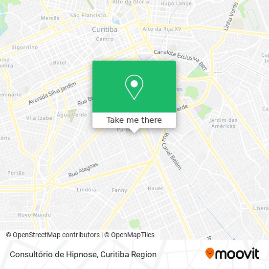 Consultório de Hipnose map