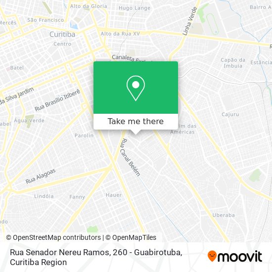 Rua Senador Nereu Ramos, 260 - Guabirotuba map