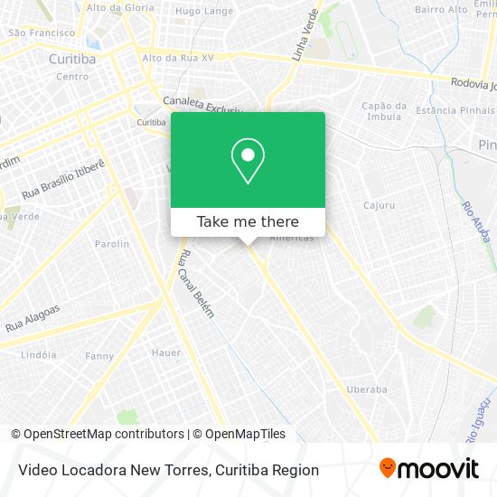 Mapa Video Locadora New Torres