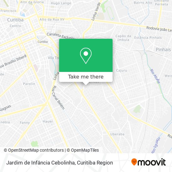 Jardim de Infância Cebolinha map
