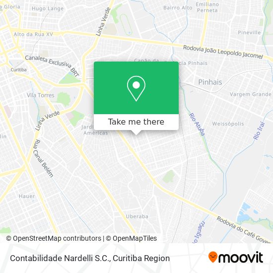 Contabilidade Nardelli S.C. map