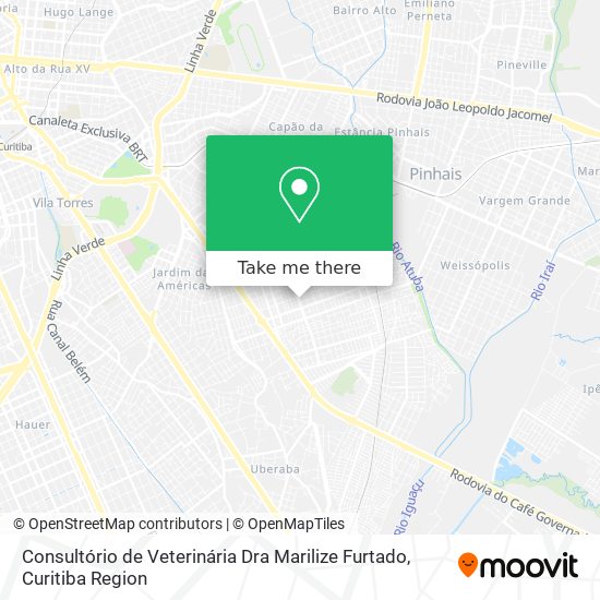 Consultório de Veterinária Dra Marilize Furtado map