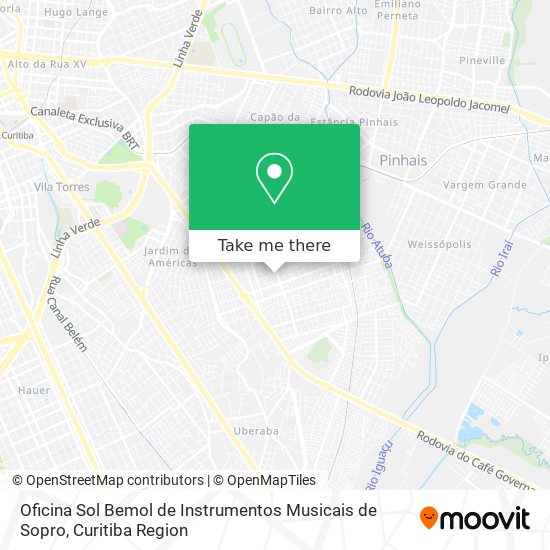 Oficina Sol Bemol de Instrumentos Musicais de Sopro map