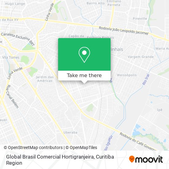 Global Brasil Comercial Hortigranjeira map