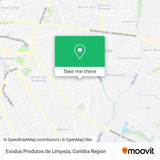 Exodus Produtos de Limpeza map