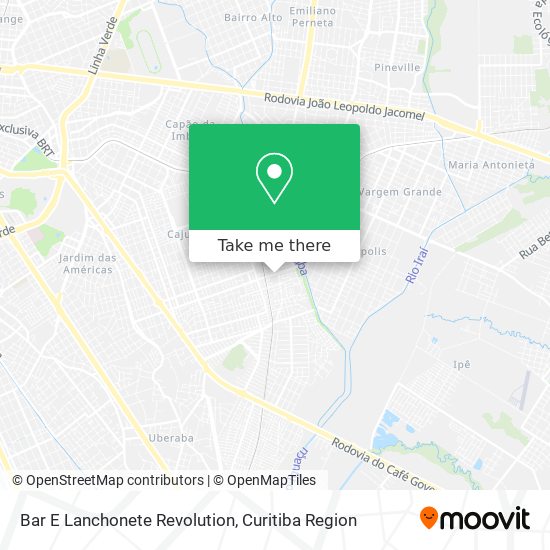 Bar E Lanchonete Revolution map