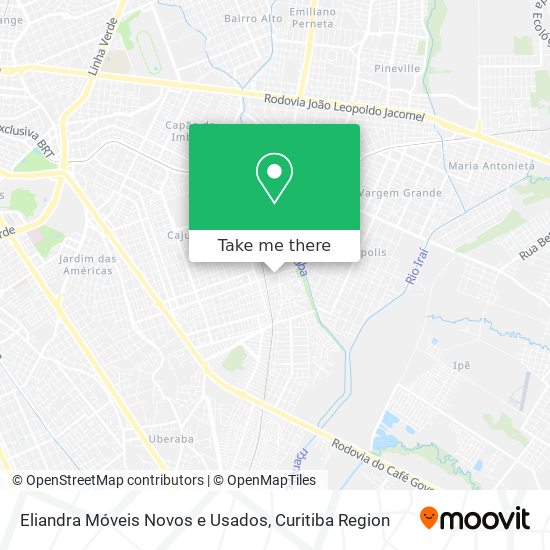 Eliandra Móveis Novos e Usados map