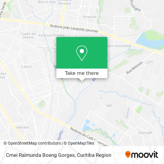 Cmei Raimunda Boeng Gorges map