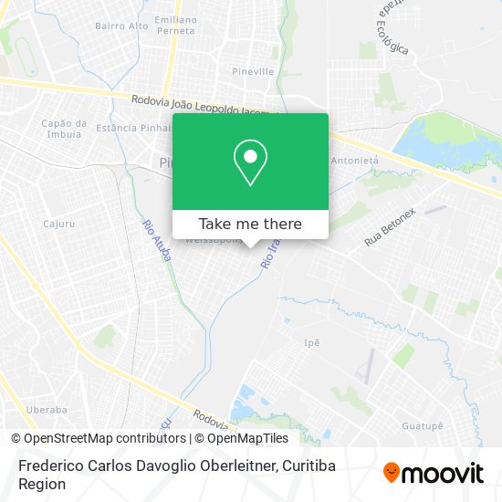 Frederico Carlos Davoglio Oberleitner map