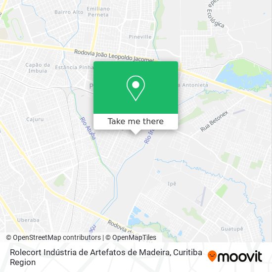 Rolecort Indústria de Artefatos de Madeira map