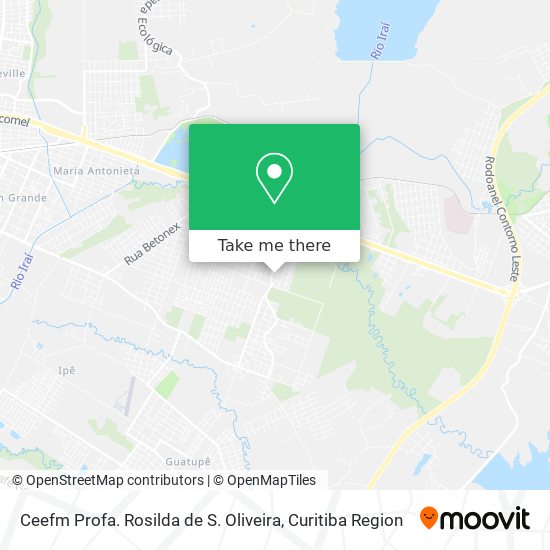 Ceefm Profa. Rosilda de S. Oliveira map