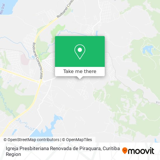 Igreja Presbiteriana Renovada de Piraquara map