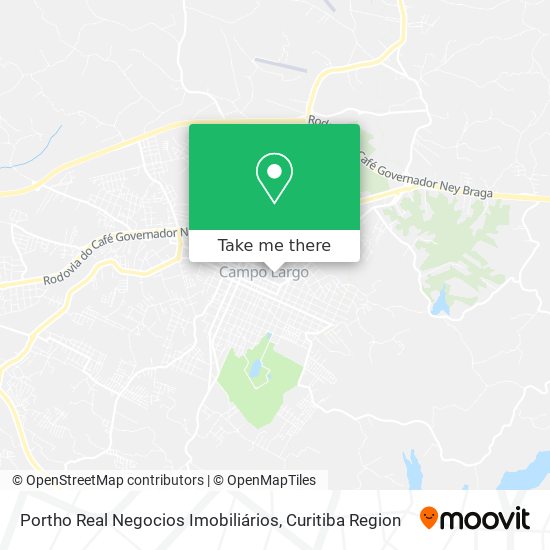 Portho Real Negocios Imobiliários map