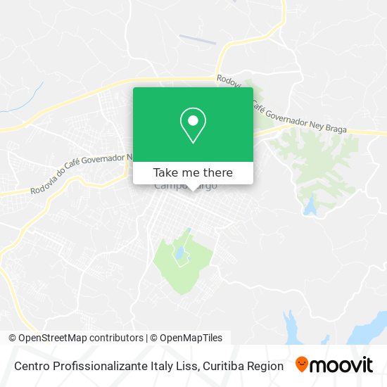 Centro Profissionalizante Italy Liss map